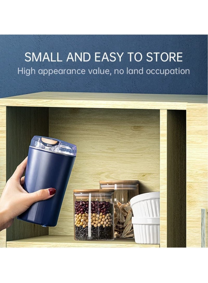 Electric Spice & Coffee Grinder - Stainless Steel Blade and Detachable Cup, Dishwasher Safe, for Home Use - Image 4