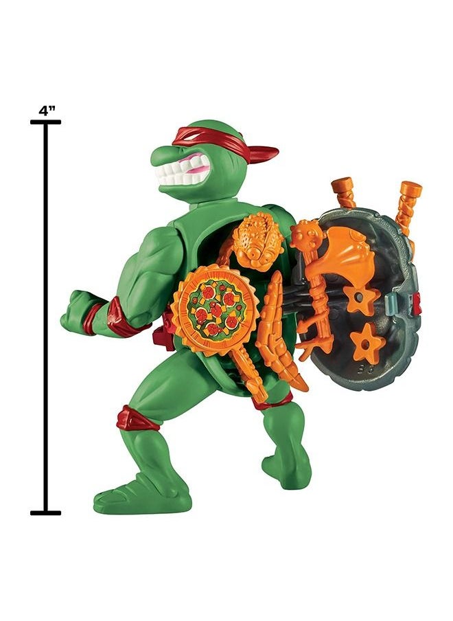 Teenage Mutant Ninja Turtles سلاحف النينجا المتحولة: 4 بوصة شخصية رافائيل الكلاسيكية الأصلية القابلة للتخزين  - Image 5