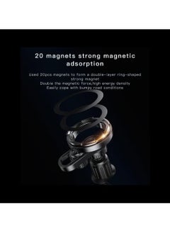 Yesido Strong Magnetic Car Air Vent Phone Holder – Secure, Durable, and Adjustable Mount for Smartphones – Universal Compatibility for iPhone, Android, and More – Easy Installation and 360° Rotation  - Image 4