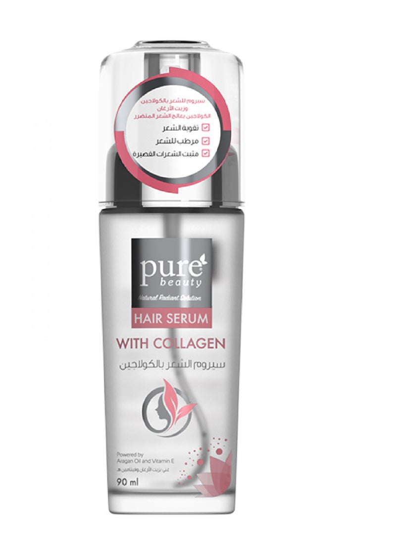 PURE BEAUTY HAIR SERUM WITH COLLAGEN 90ML