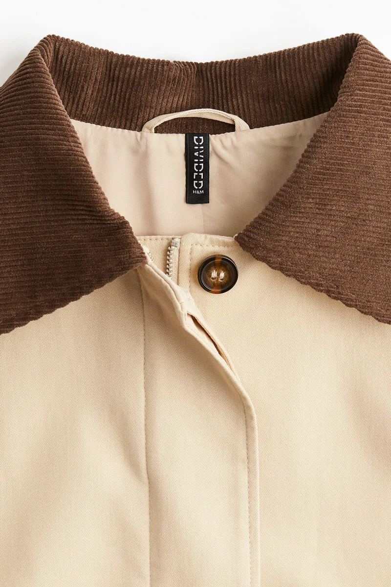 اتش اند ام معطف من قطن التويل