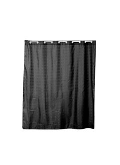 High Quality Polyester Shower Curtain with Integrated Eyelet Rings Black 180 x 200cm 1207103 - pzsku/ZB1C06DCAD5CBBF9644BFZ/45/_/1720523543/3520e942-f51a-4f79-970a-b9b4e058b8e0