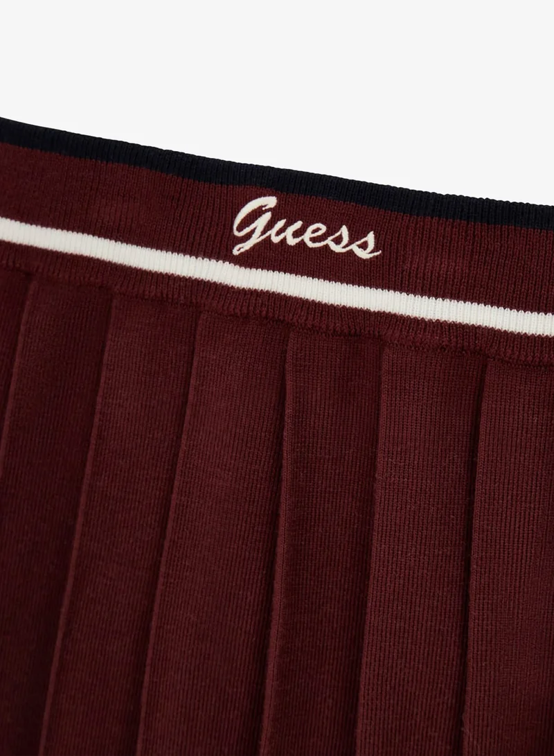GUESS Kids Sweater Pleated Mini Skirt