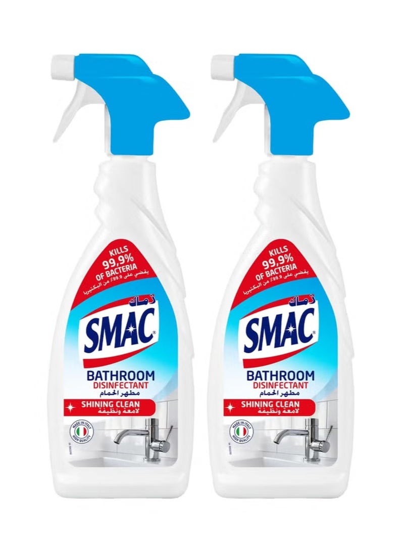 Smac Express Bathroom Disinfectant Citrus, Value Pack Of 2 650ml - Image 1