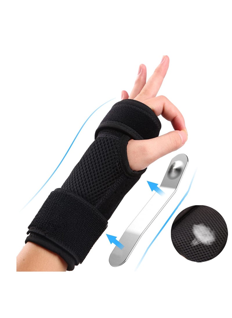 Excefore - Carpal Tunnel Wrist Brace, Hand Left Wrist Support Braces, Carpal Tunnel Pain Relief Brace, with Splint for Tendonitis, for Tendonitis, Arthritis, Sprain, Carpal Tunnel Syndrome (Size: L, Left) - Image 1