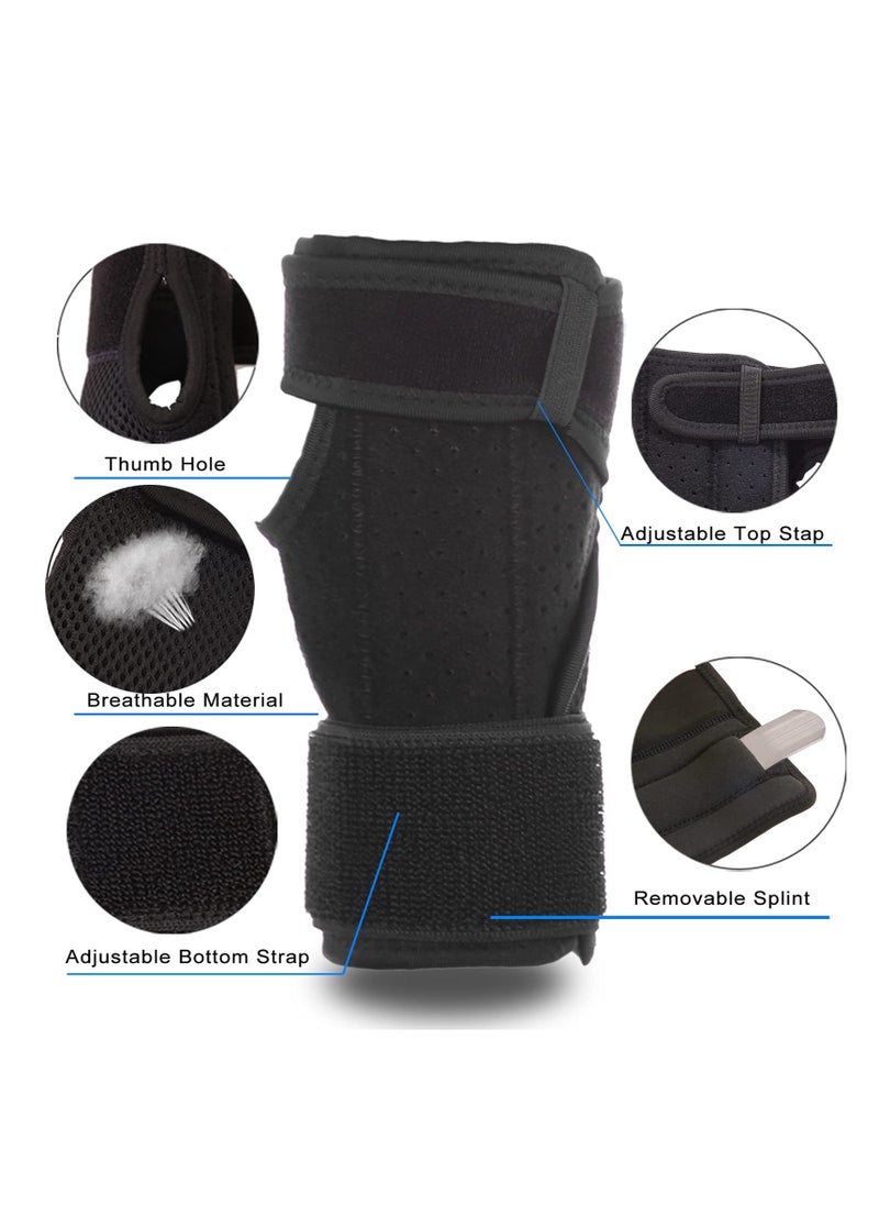 Excefore - Carpal Tunnel Wrist Brace, Hand Left Wrist Support Braces, Carpal Tunnel Pain Relief Brace, with Splint for Tendonitis, for Tendonitis, Arthritis, Sprain, Carpal Tunnel Syndrome (Size: L, Left) - Image 1