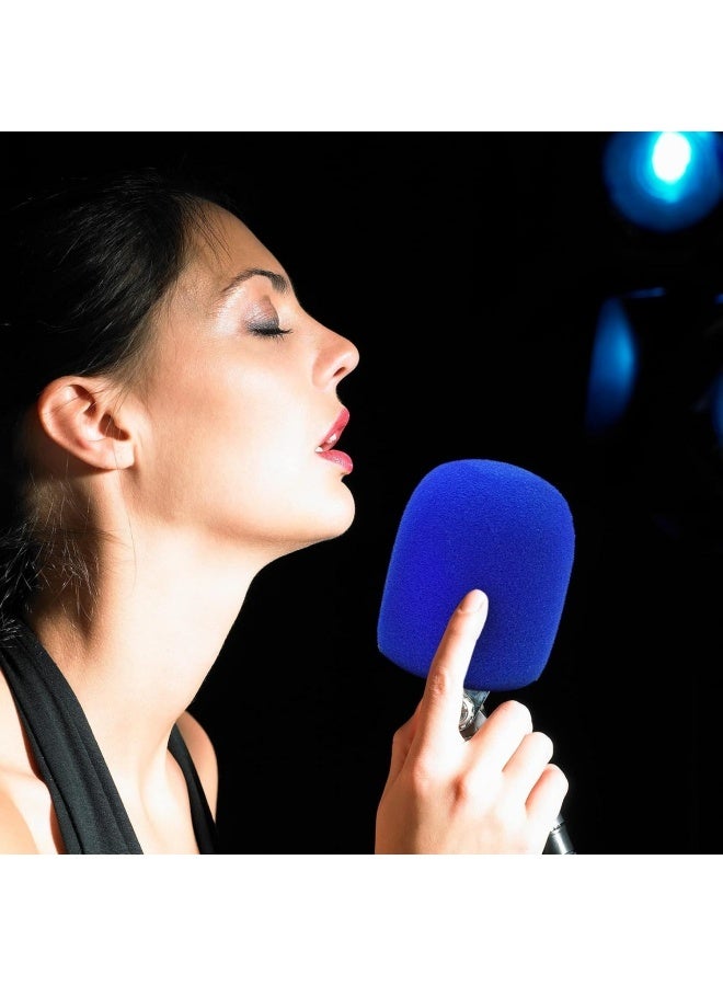 10 Pcs Foam Microphone Cover, Thick Color Microphone Windscreen, Reusable Portable Stage Microphone Cover - Image 4