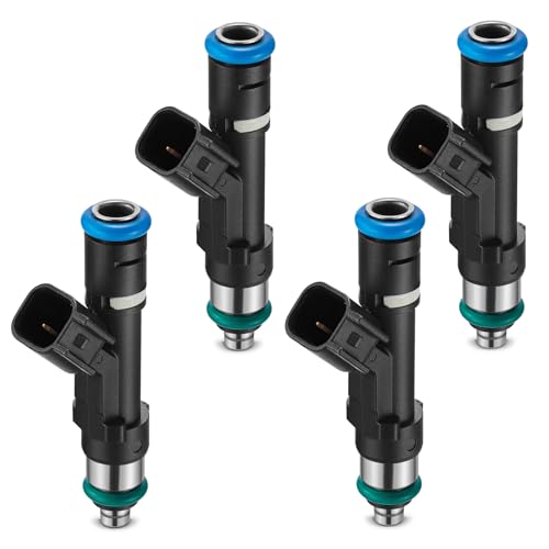 BDFHYK Fuel Injector 0280158162 Compatible with Escape Fusion Transit Connect Lincoln MKZ Corsair Mercury Mariner Milan 25L l4 Trucks Replacement 9E5Z9F593A 62405 5502119 FJ999 9E5GAA Set of 4 - Image 1