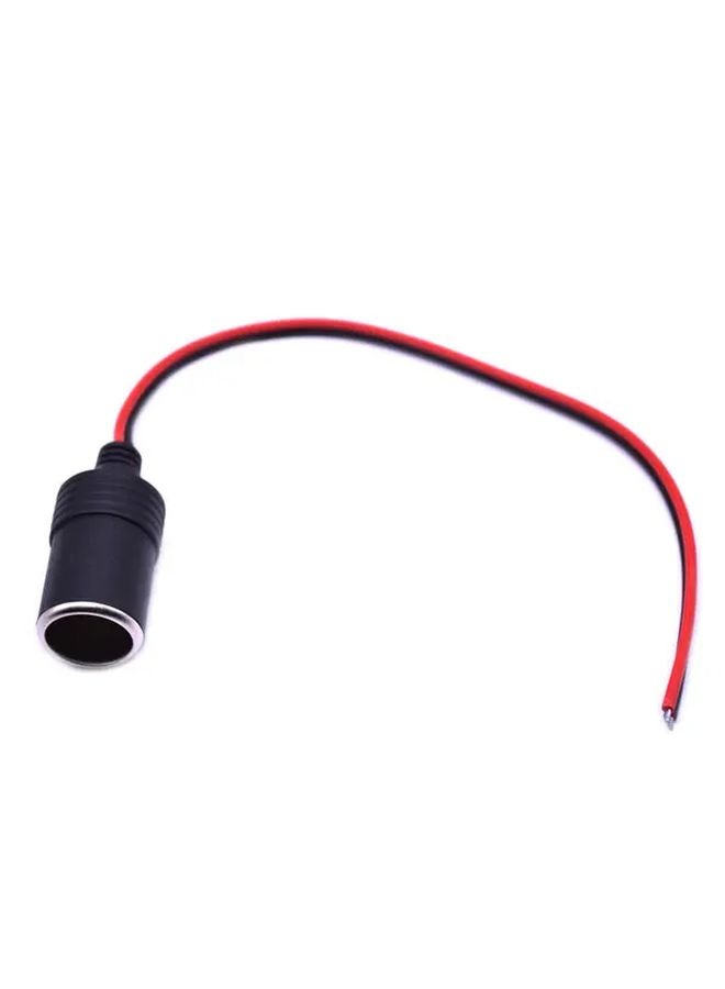 1pc 12V 18A 120W Car Cigarette Lighter Socket Adapter Female Plug Connector Durable Plastic Easy Installation - Image 4