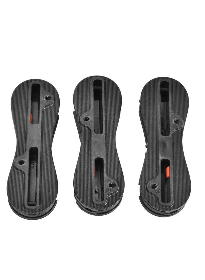 Thoraya Black PVC Fin Box Surfboard Fins Surfing Plugs Set Surf Accessories Kit  - Image 3