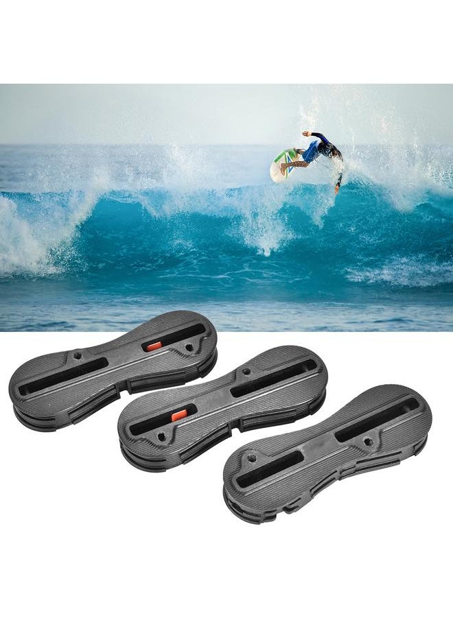 Thoraya Black PVC Fin Box Surfboard Fins Surfing Plugs Set Surf Accessories Kit  - Image 4