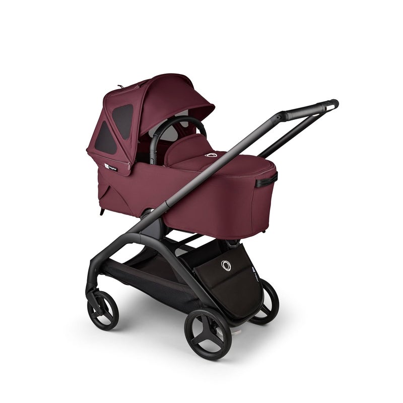 Bugaboo ملحق مظلة الشمس Bugaboo Dragonfly Breezy مع حماية من الشمس UPF 50 وفتحات تهوية كرز داكن - Image 2