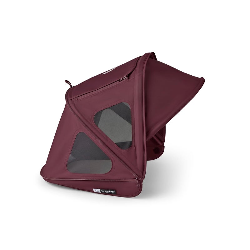 Bugaboo ملحق مظلة الشمس Bugaboo Dragonfly Breezy مع حماية من الشمس UPF 50 وفتحات تهوية كرز داكن - Image 1