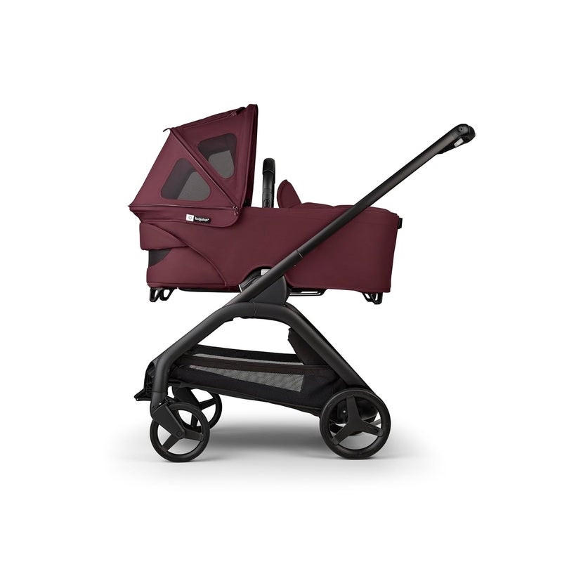 Bugaboo ملحق مظلة الشمس Bugaboo Dragonfly Breezy مع حماية من الشمس UPF 50 وفتحات تهوية كرز داكن - Image 3