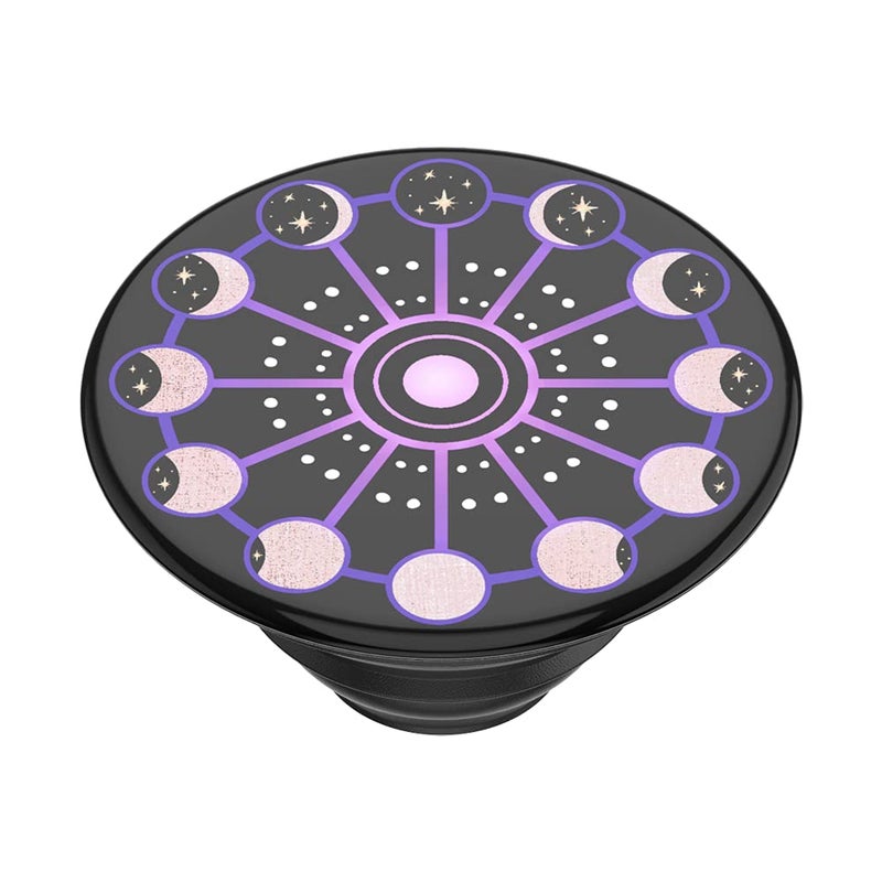 PopSockets Adhesive Phone Grip, Holder, Phone Stand, Celestial - Lunar Cycle (Gloss) - Image 4