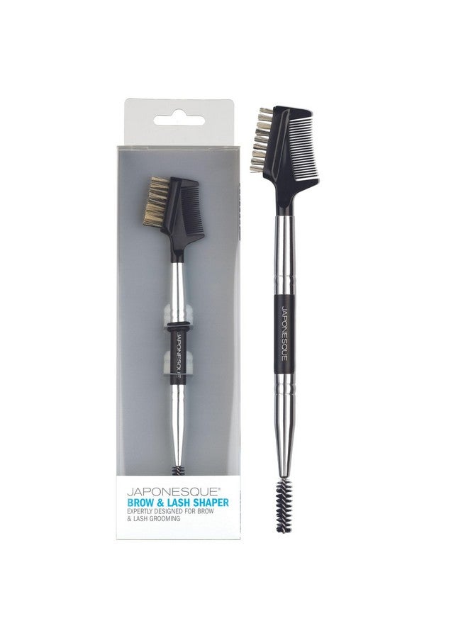 جابونيسك أداة تشكيل الحواجب والرموش من JAPONESQUE بثلاث فرش ملفوفة مختلفة، لفصل الرموش، والتخلص من تكتلات الماسكارا، وتهذيب وتشكيل الحواجب - Image 1