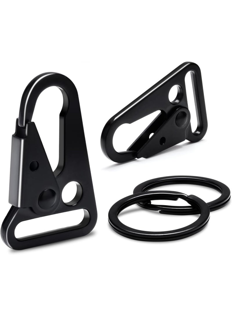 SYOSI 12 Sets Tactical Snap Hook 1-inch Car Key Chain Clips, Heavy Duty Zinc Alloy Attachments for Paracord Bracelets, Molle Bags, Outdoor Hiking, Fishing & Camping - Image 1