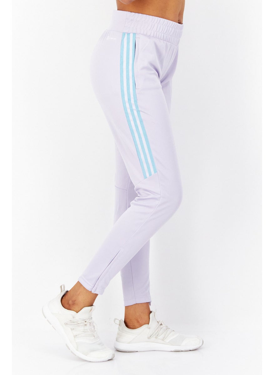 Adidas - Women Sportwear Fit Brand Logo Sweatpants, Lavender - Image 1