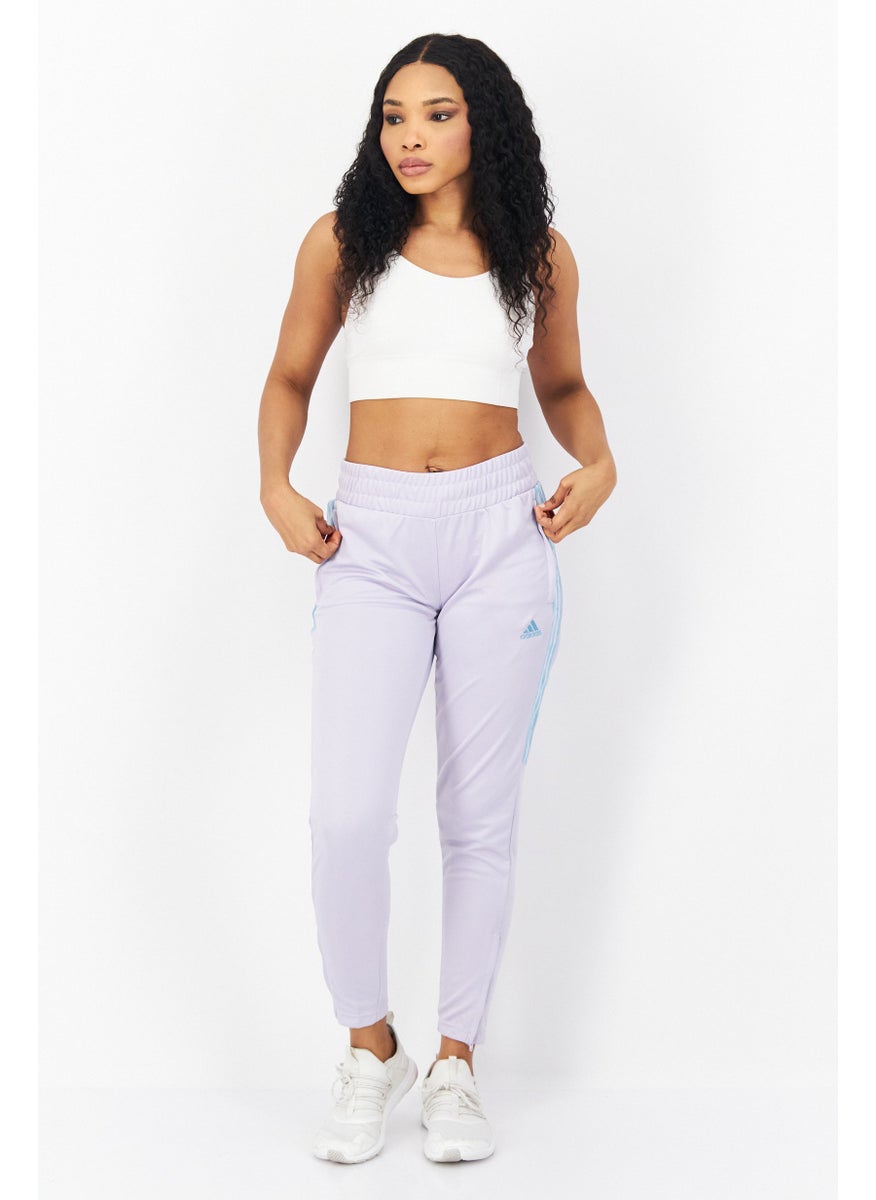 Adidas - Women Sportwear Fit Brand Logo Sweatpants, Lavender - Image 1