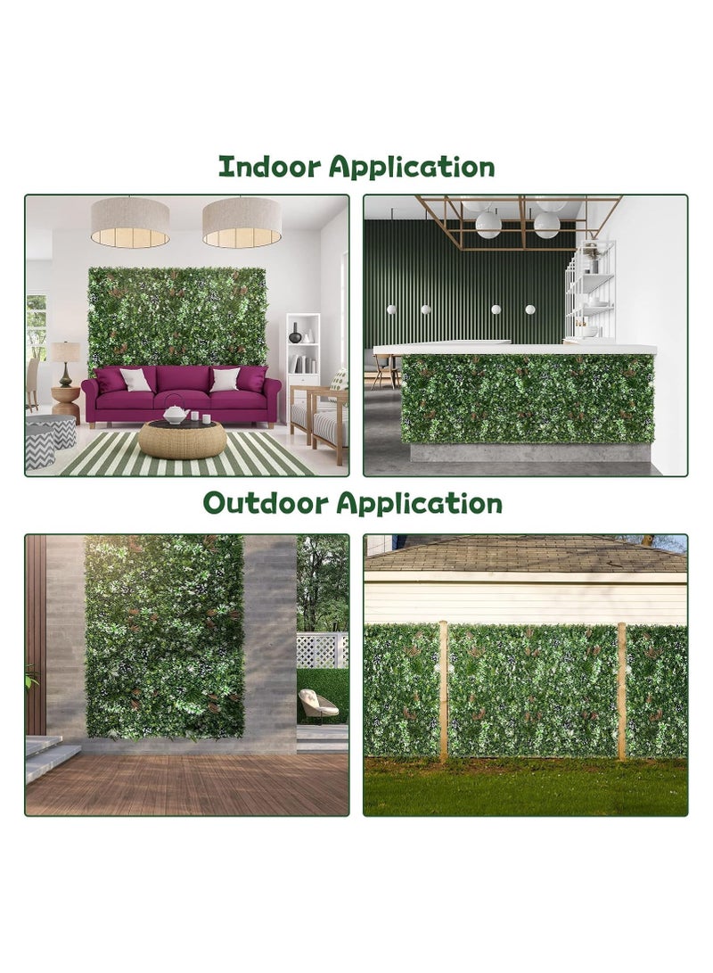 HYXC Artificial Hedge Mats, Artificial Faux Hedges Panels 50x50cm WMD1004H - Image 3