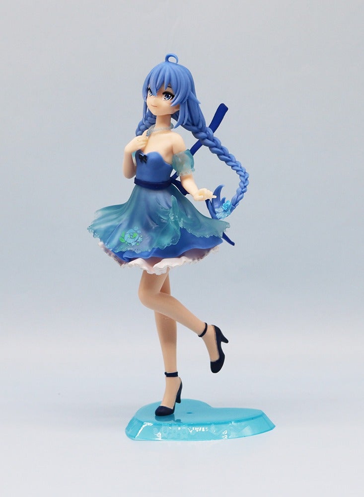 هالامودو الجني ساحر فتاة أنيمي شكل PVC الجمع دمية جني سطح المكتب عرض زينة عيد ميلاد هدية للفتيان والبنات 20 سم - Image 4