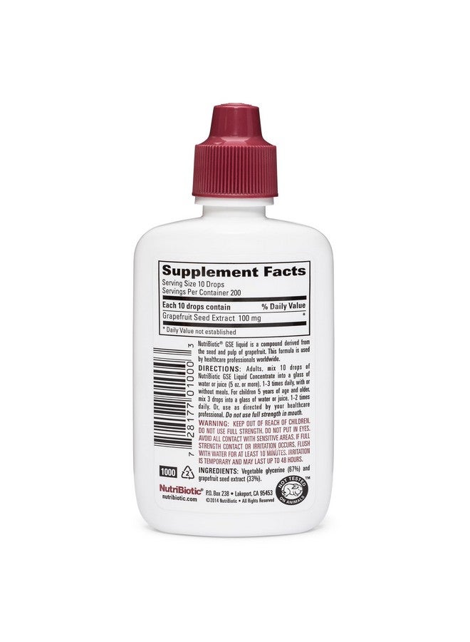 Nutribiotic - Gse Liquid Concentrate, 2 fl oz liquid - Image 2