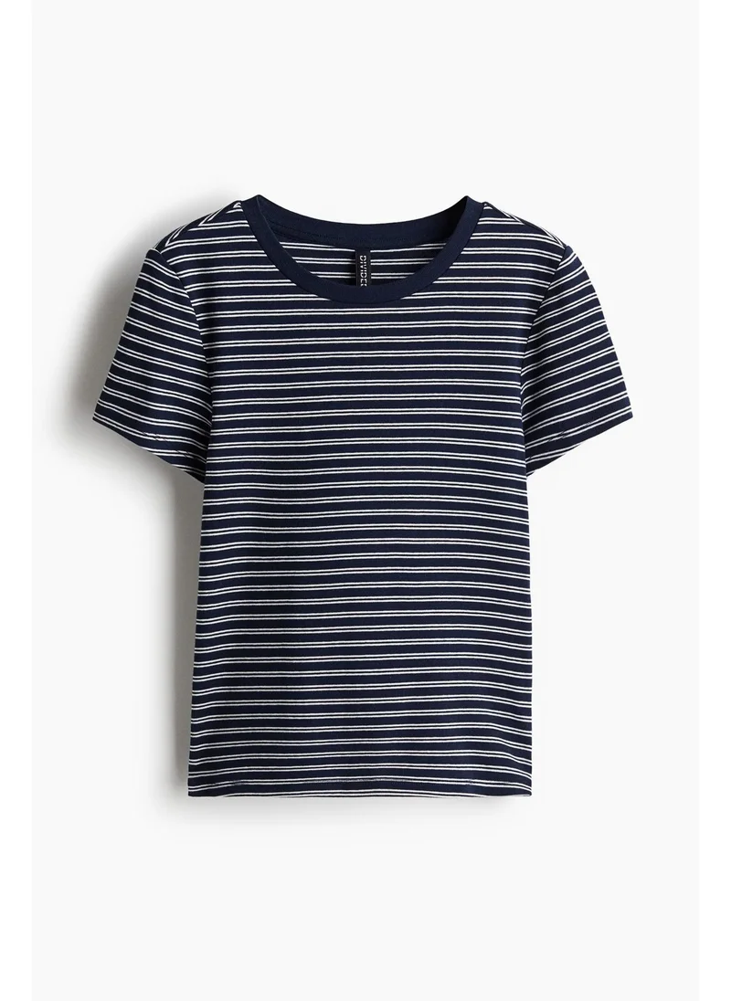 اتش اند ام Ribbed T-shirt