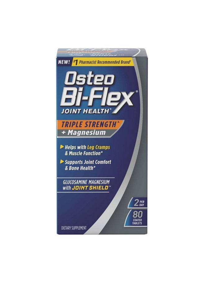 Osteo Bi-Flex Triple Strength Joint Supplement With Glucosamine & Magnesium Gluten Free 80 Tablets (Pack Of 2)  - Image 2