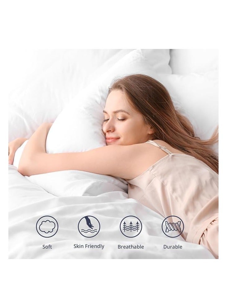Premium Luxury Pillow with High-Quality Microfibers for Ultimate Comfort and Support Bed Pillow Size 75x50 (2 Piece)  - Image 5