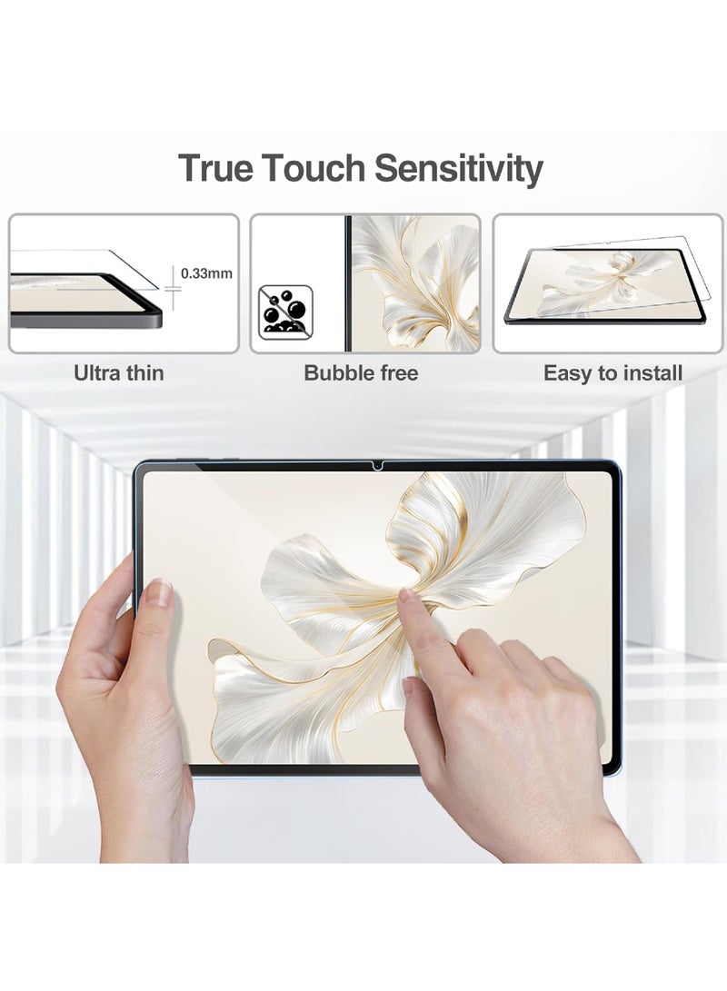 Rock Pow 1 Pack Screen Protector for HONOR Pad 9/Pad 9 Pro/V8 Pro 12.1 inch, Tempered Glass Film Guard for HONOR Pad 9 Pro/V8 Pro 12.1" Delicate Touch, Higher Transparency, Easy to Install ,Anti-scratch and Bubble-free 1PC - Image 4