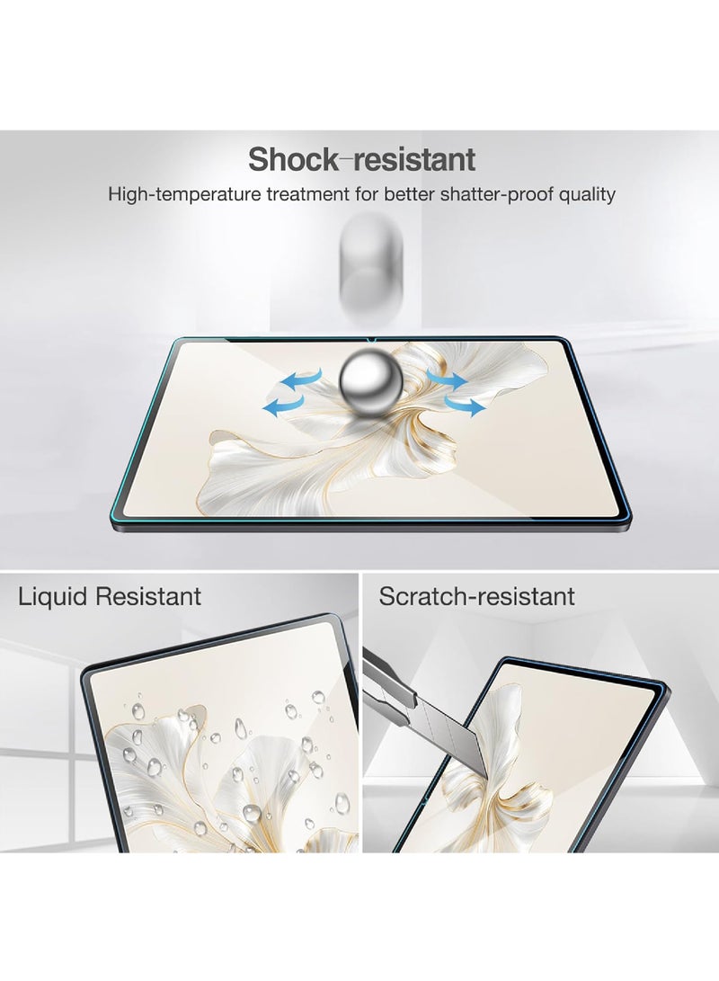 Rock Pow 1 Pack Screen Protector for HONOR Pad 9/Pad 9 Pro/V8 Pro 12.1 inch, Tempered Glass Film Guard for HONOR Pad 9 Pro/V8 Pro 12.1" Delicate Touch, Higher Transparency, Easy to Install ,Anti-scratch and Bubble-free 1PC - Image 5