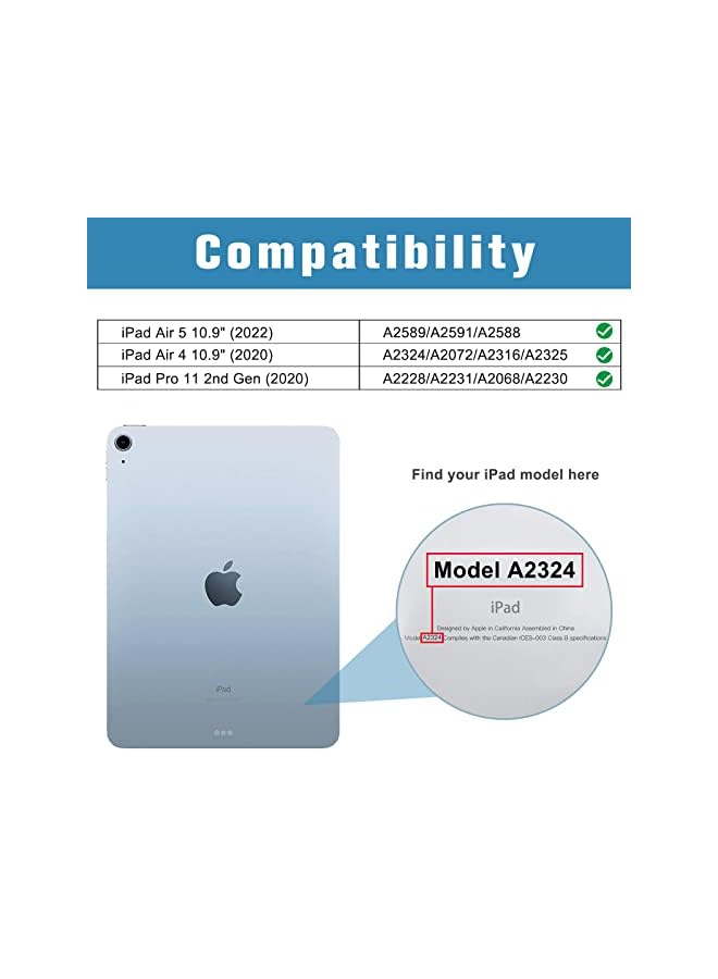 Procases 2 Pack iPad Air 5 10.9 2022/ Air 4 10.9 2020/ iPad Pro 11 2020 Privacy Screen Protector, Anti-Spy Tempered Glass Screen Film Guard for iPad 10.9” Air 5th Gen/Air 4th Gen/iPad Pro 11" 2nd Gen - Image 3