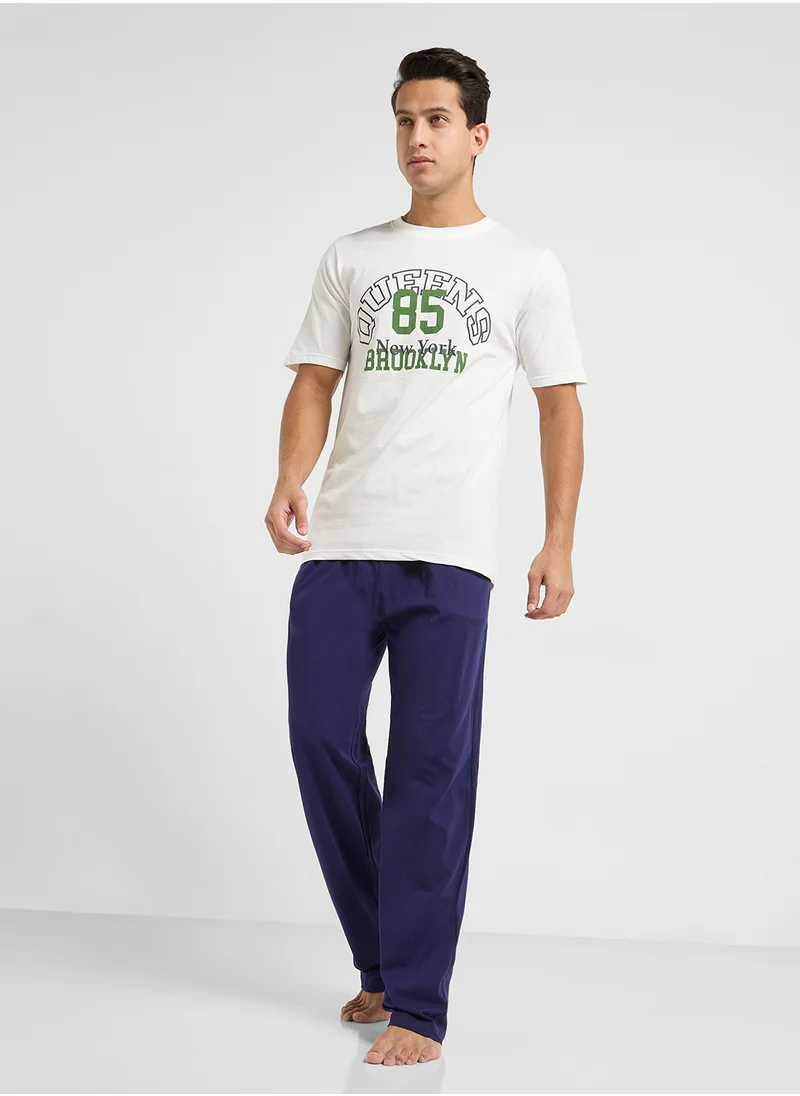 Seventy Five Nightwear T-Shirt & Pants Sets