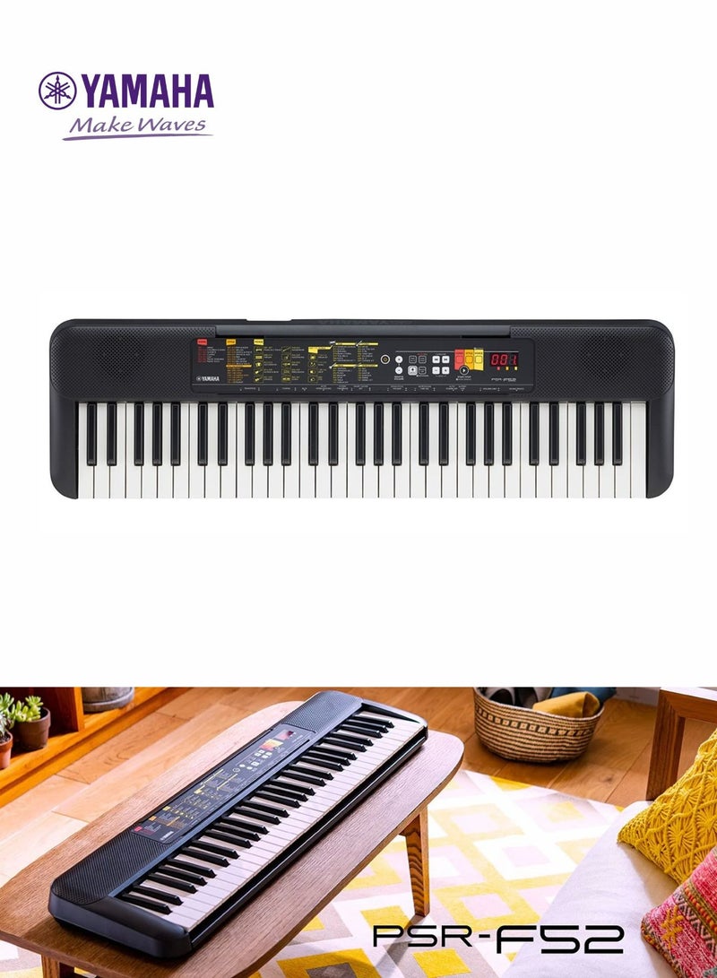 YAMAHA Yamaha Musical Keyboard PSR-F52 For Beginners 61 Kays 136 Tones 158 Rhythms Included AC Power Adaptor  - Image 5