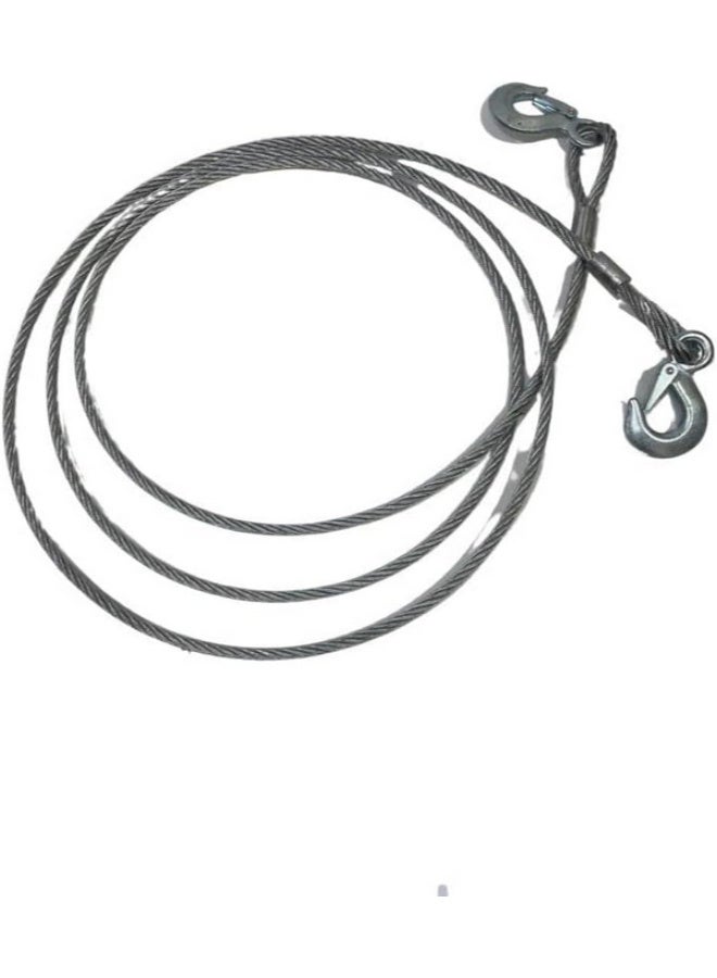 4-meter car towing cable with a load capacity of 5000 kg - Image 3