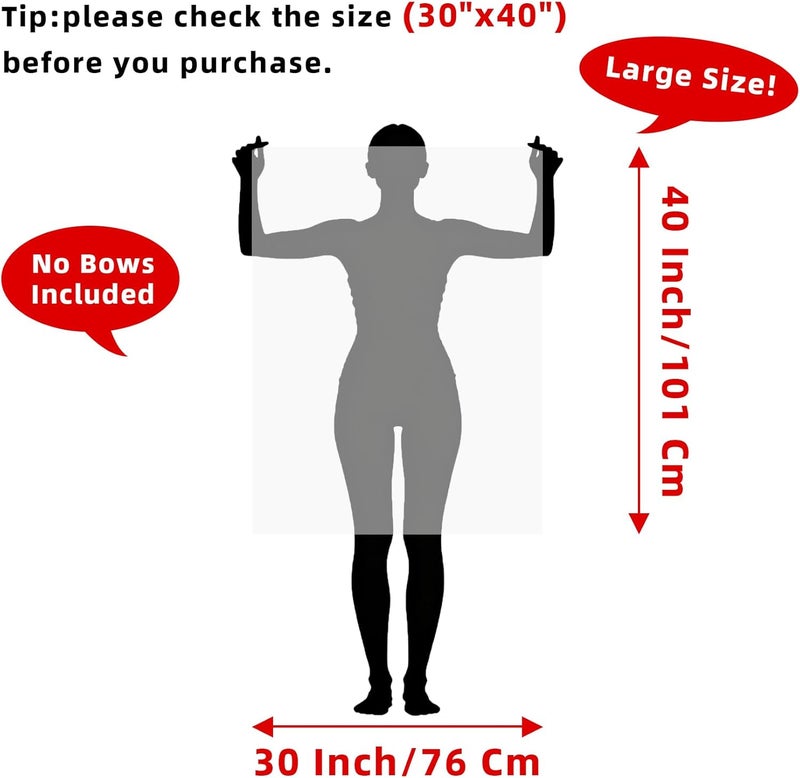 Morepack Large Cello/Cellophane Bags,30x 40 Inches Clear Basket Bags OPP Plastic Cellophane Wrap for Gift Baskets Packaging 10 Pieces - Image 2