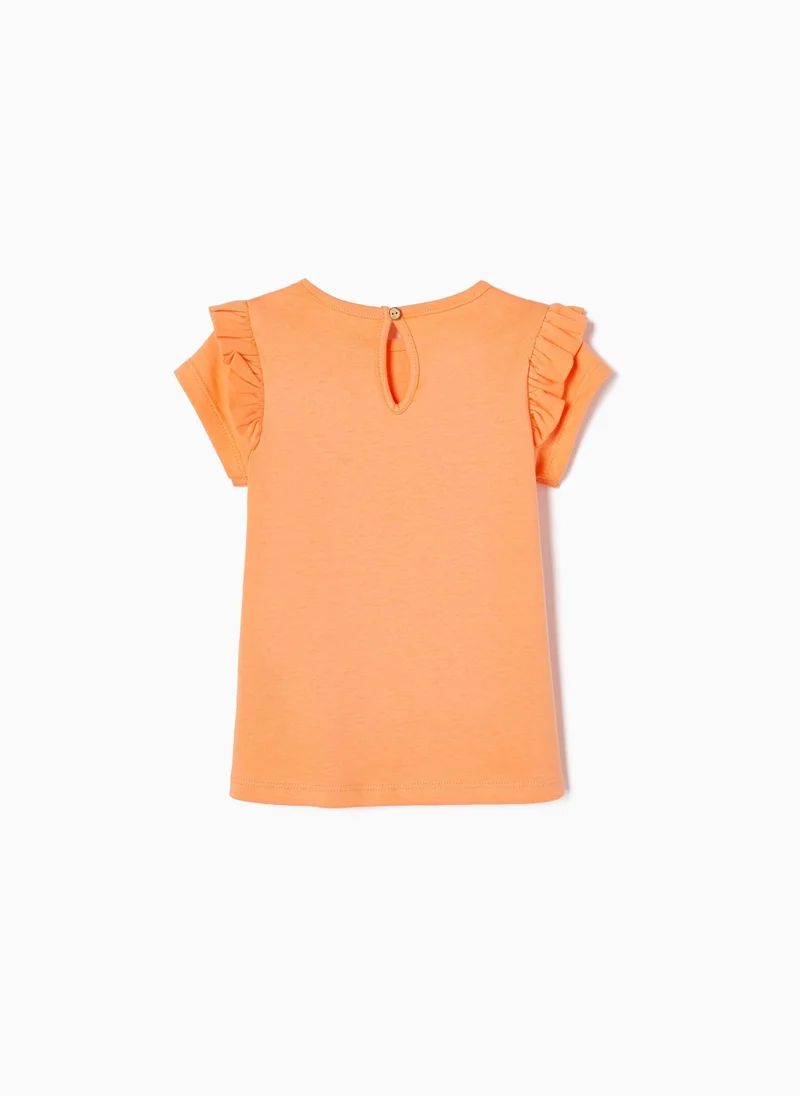 Zippy Cotton T-shirt for Baby Girls 'The Tropic'