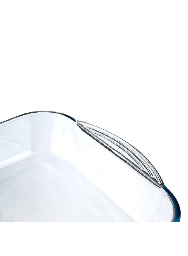 Five Simply Smart High Quality Durable Rectangular Glass Dish Clear 40 x 25 cm 59124 - Image 3