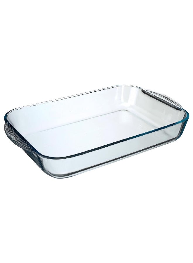 Five Simply Smart High Quality Durable Rectangular Glass Dish Clear 40 x 25 cm 59124 - Image 2