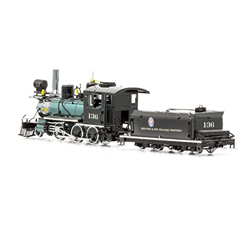 Fascinations Metal Earth Puzzle 3D Steam Locomotive 2-6-0. Far West Metal Puzzle Building Mockups for Adults Challenging Level 19.5 X 3.5 X 4.8 Cm - Image 3