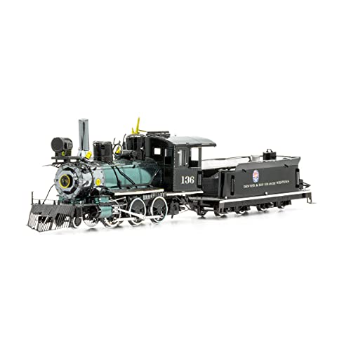 Fascinations Metal Earth Puzzle 3D Steam Locomotive 2-6-0. Far West Metal Puzzle Building Mockups for Adults Challenging Level 19.5 X 3.5 X 4.8 Cm - Image 2