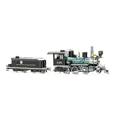 Fascinations Metal Earth Puzzle 3D Steam Locomotive 2-6-0. Far West Metal Puzzle Building Mockups for Adults Challenging Level 19.5 X 3.5 X 4.8 Cm - Image 5