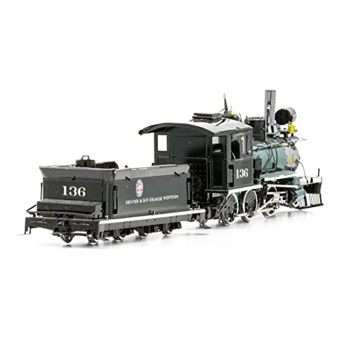 Fascinations Metal Earth Puzzle 3D Steam Locomotive 2-6-0. Far West Metal Puzzle Building Mockups for Adults Challenging Level 19.5 X 3.5 X 4.8 Cm - Image 4