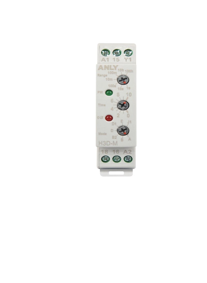 ANLY - Multi Function Analogue Timer 250VAC 8A - H3D-M Anly Taiwan - Image 1