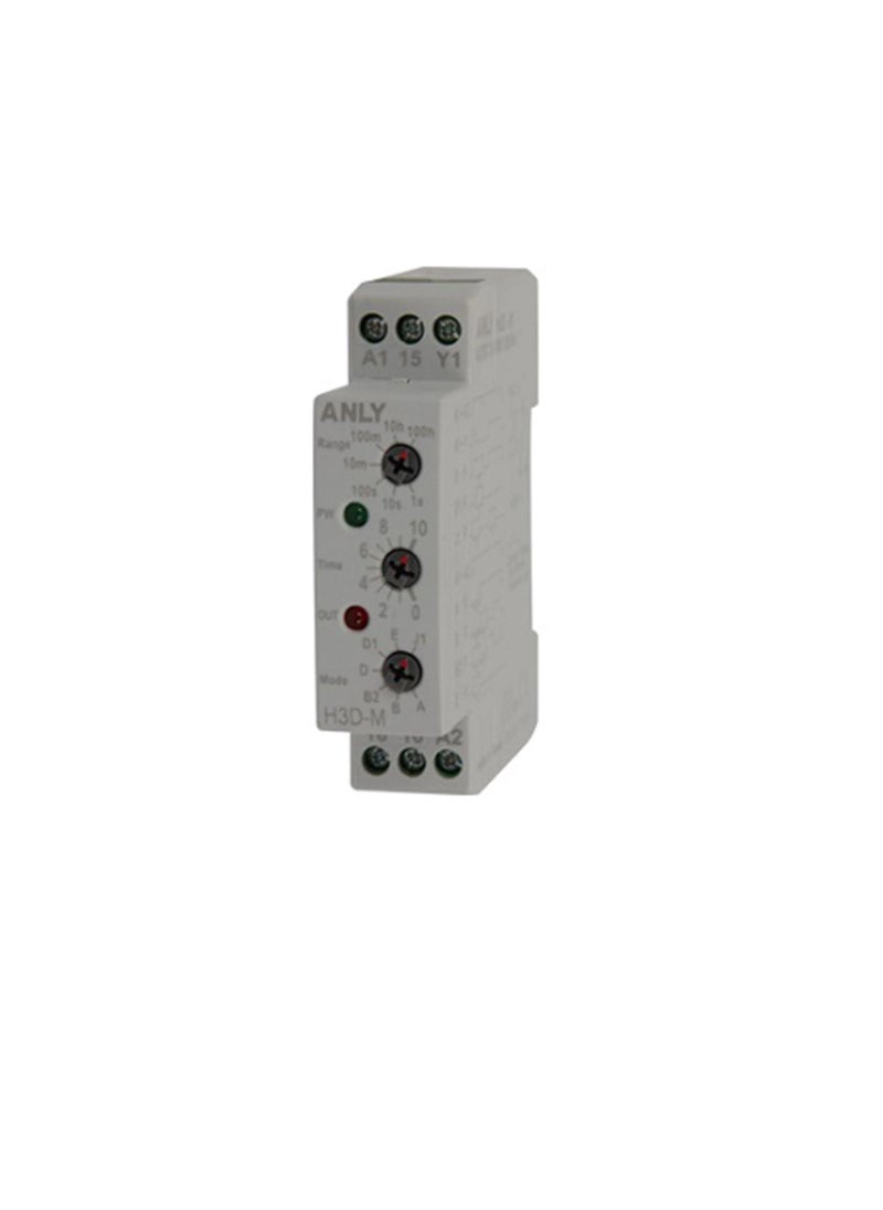 ANLY - Multi Function Analogue Timer 250VAC 8A - H3D-M Anly Taiwan - Image 1