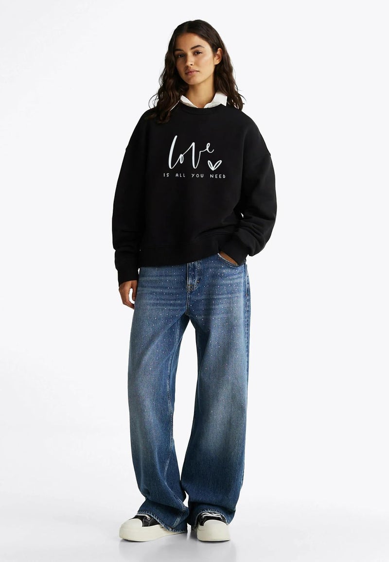 KOTTY Women Full Sleeve Round Neck Pinted Sweatshirt - Image 5