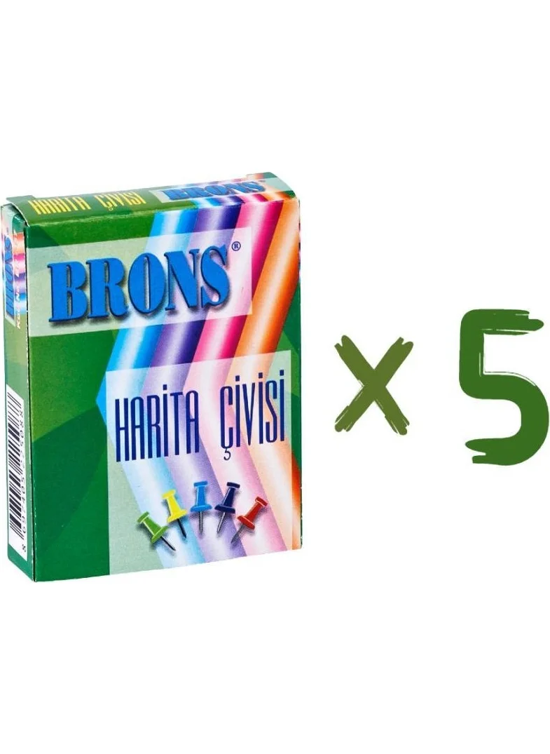 Brons BR-357 Map Nail 5 Boxes of 20