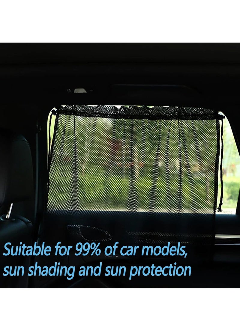 KASTWAVE 4Pcs Car Window Shades, Car Window Sun Shades for Side Window, Car Window Blackout Shades, Car Priavcy Curtains, Car Camping and Napping Curtains, for Car Camping, Napping, Cloth Changing - Image 4