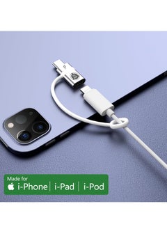 KASTWAVE 2 Pcs Lightning to USB C Adapter, PD60W Quick Charge and Data USB C Male to iOS Female Adapter, Support Charging& Data Transfer, Compatible with Phone 15 Series, Not Support Headphones and OTG, Silver  - Image 5