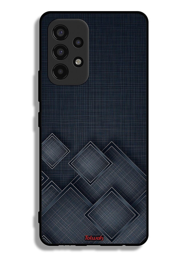 Tolwak Samsung Galaxy A53 5G Protective Case Cover Squares Pattern On Cloth  - Image 1